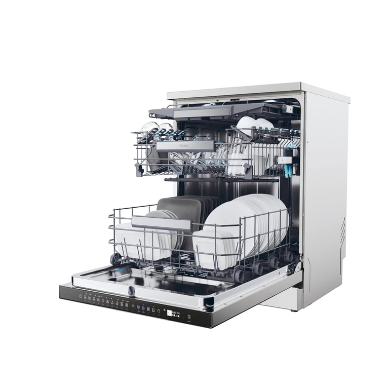 Lave-vaisselle pose libre Haier XF 4A4M4PX - Très bon état Très bon état Haier reconditionné photo 3 | Dero