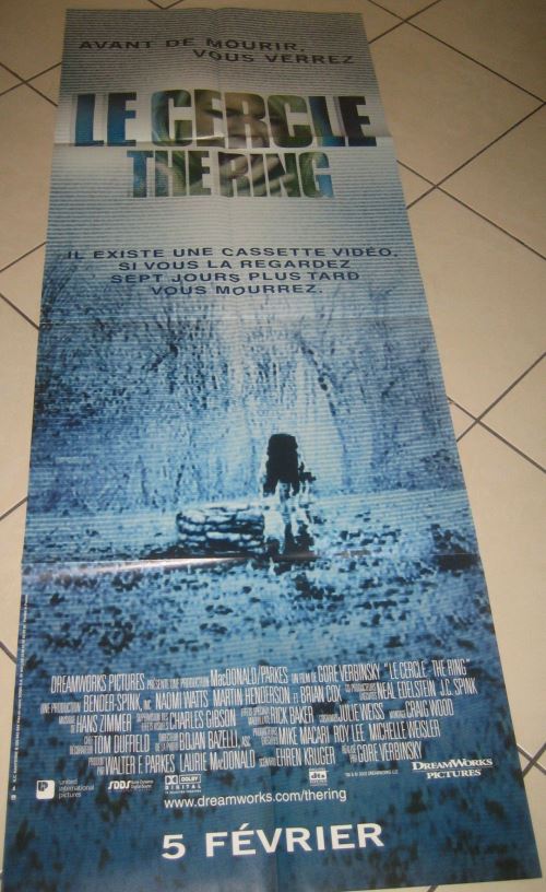 Le Cercle, The Ring AFFICHE CINEMA ORIGINALE État correct reconditionné disponible sur Fnac