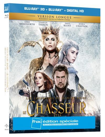 Le Chasseur et la Reine des Glaces Edition spéciale Fnac Blu-ray 3D + 2D + UV État correct - 43,40 € Le Chasseur et la Reine des Glaces Edition spéciale Fnac Blu-ray 3D + 2D + UV État correct reconditionné disponible sur Fnac