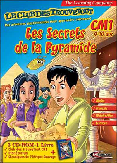 Le Club des Trouvetout CM1 - Les Secrets de la Pyramide État correct Mindscape France reconditionné disponible sur Fnac | Dero