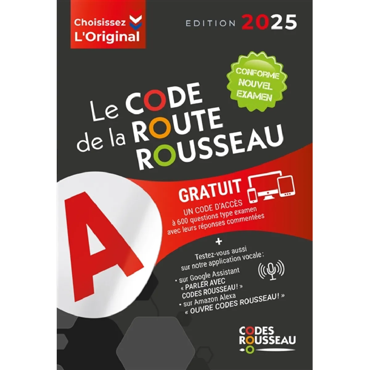 Acheter Le code de la route Rousseau : 2025 : conforme nouvel examen État correct - 12,86 € Le code de la route Rousseau : 2025 : conforme nouvel examen État correct N/A (Il ne s'agit pas d'une marque reconditionné disponible sur Rue du Commerce Seconde Vie