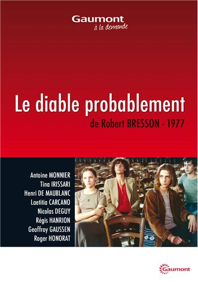 Acheter Le diable probablement DVD État correct - 23,21 € Le diable probablement DVD État correct reconditionné disponible sur Fnac