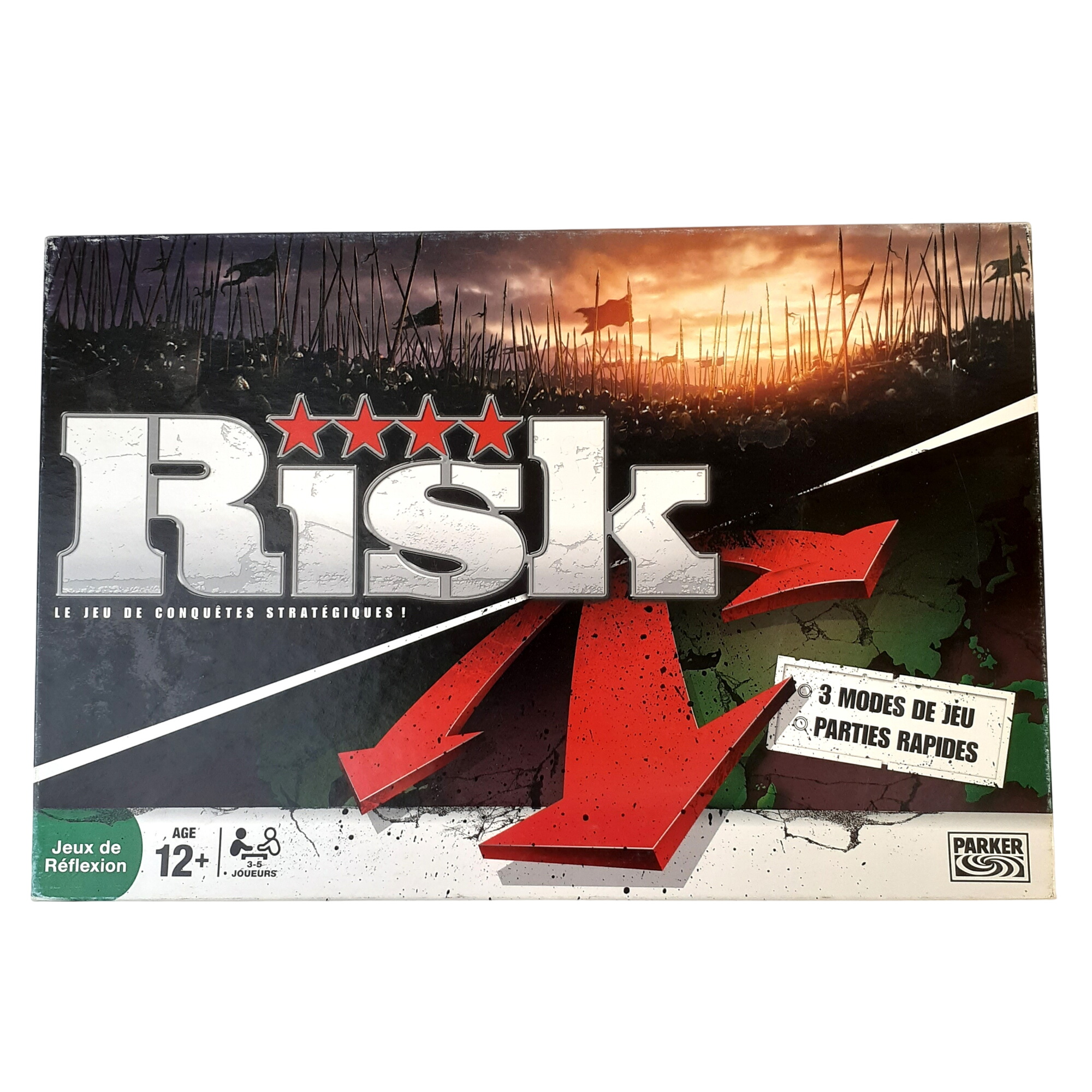 Le jeu de conquêtes stratégiques ! Risk Très bon état - 14,00 € Le jeu de conquêtes stratégiques ! Risk Très bon état reconditionné disponible sur Label Emmaüs