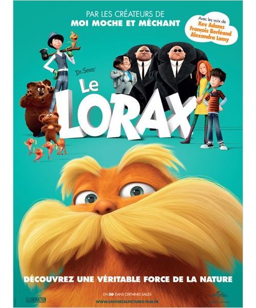 Le Lorax AFFICHE CINEMA ORIGINALE État correct reconditionné disponible sur Fnac