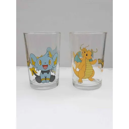 Le Lot De 2 Verres Pokemon Lixy Et Dracolosse Nintendo Moutarde Eau occasion reconditionné disponible sur Rakuten