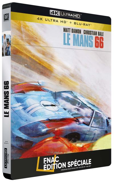 Le Mans 66 SteelBook® Edition Spéciale Fnac Blu-ray 4K Ultra HD État correct reconditionné disponible sur Fnac