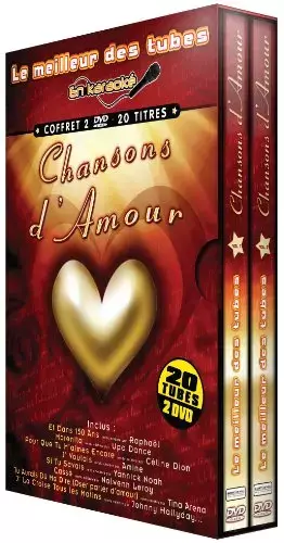 Le Meilleur des tubes en karaoké : Chansons d'amour - Coffret 2 DVD Occasion reconditionné disponible sur Ammareal