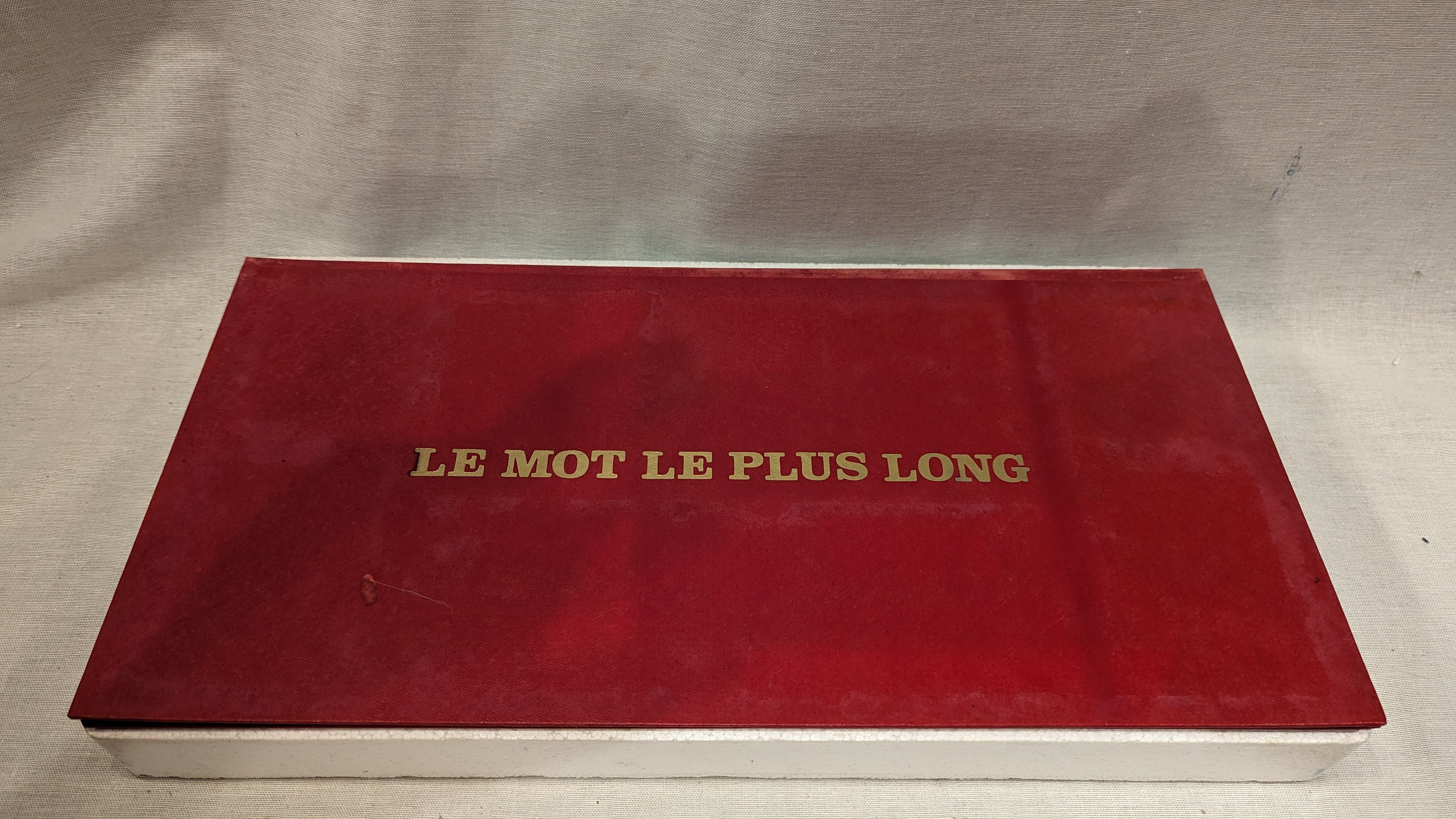 Voir photo 10 de Le Mot le Plus Long "nouvelle édition" boite en polystyrène 1970. Le Mot le Plus Long "nouvelle édition" boite en polystyrène 1970. Bon état reconditionné photo 10