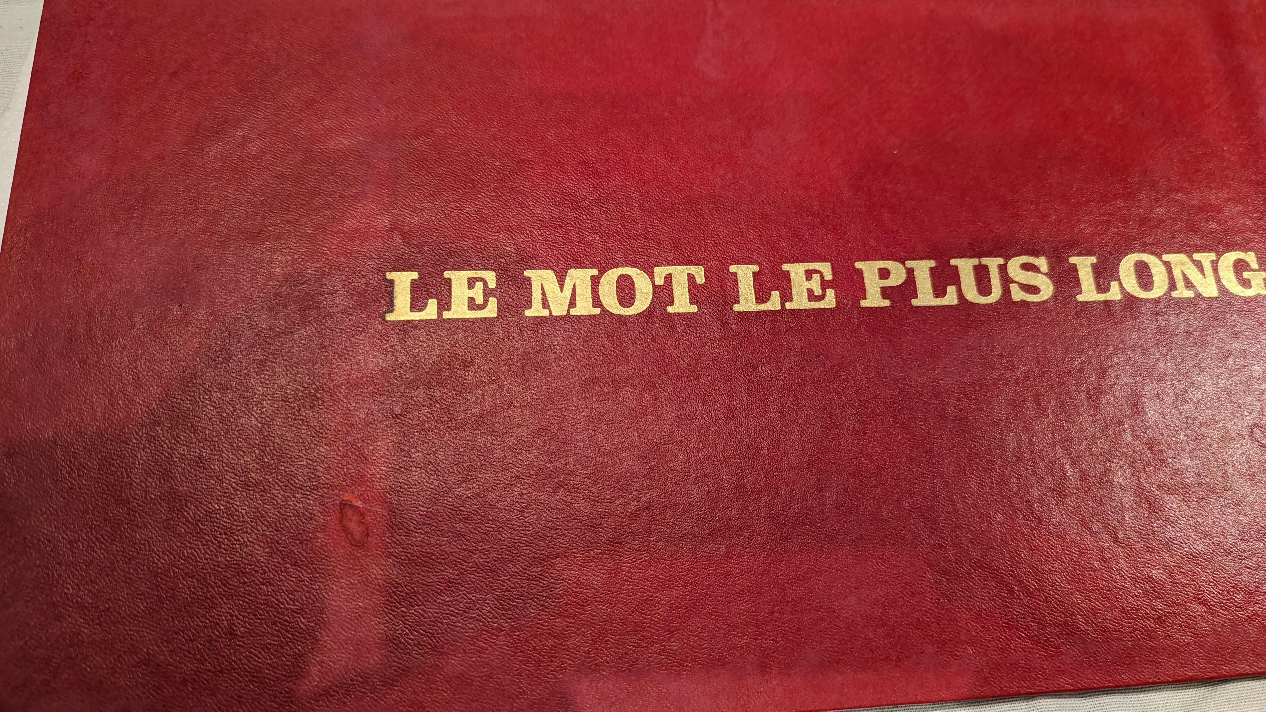 Voir photo 11 de Le Mot le Plus Long "nouvelle édition" boite en polystyrène 1970. Le Mot le Plus Long "nouvelle édition" boite en polystyrène 1970. Bon état reconditionné photo 11