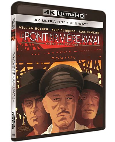 Le Pont de la rivière Kwai Edition 60 ème Anniversaire Blu-ray 4K Ultra HD État correct - 119,99 € Le Pont de la rivière Kwai Edition 60 ème Anniversaire Blu-ray 4K Ultra HD État correct reconditionné disponible sur Fnac | Dero