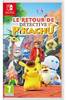 Le retour de Détective Pikachu Switch Bon état Nintendo reconditionné disponible sur Darty | Dero