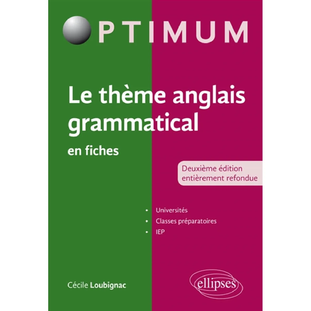 Acheter Le thème anglais grammatical en fiches : universités, classes préparatoires, IEP État correct - 21,68 € Le thème anglais grammatical en fiches : universités, classes préparatoires, IEP État correct N/A (Il ne s'agit pas d'une marque reconditionné disponible sur Rue du Commerce Seconde Vie
