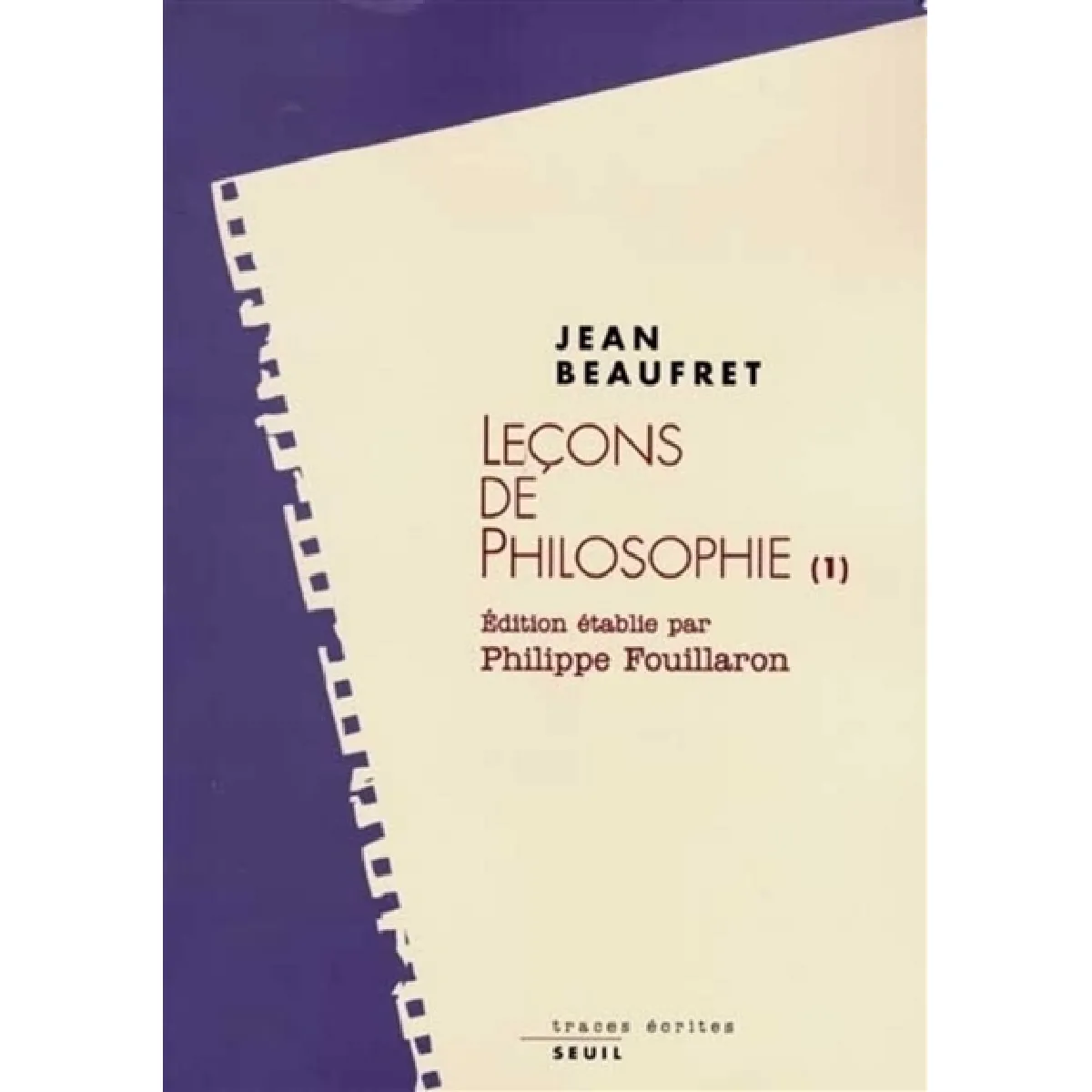 Acheter Leçons de philosophie. Vol. 1. Philosophie grecque : le rationalisme classique État correct - 12,44 € Leçons de philosophie. Vol. 1. Philosophie grecque : le rationalisme classique État correct N/A (Il ne s'agit pas d'une marque reconditionné disponible sur Rue du Commerce Seconde Vie