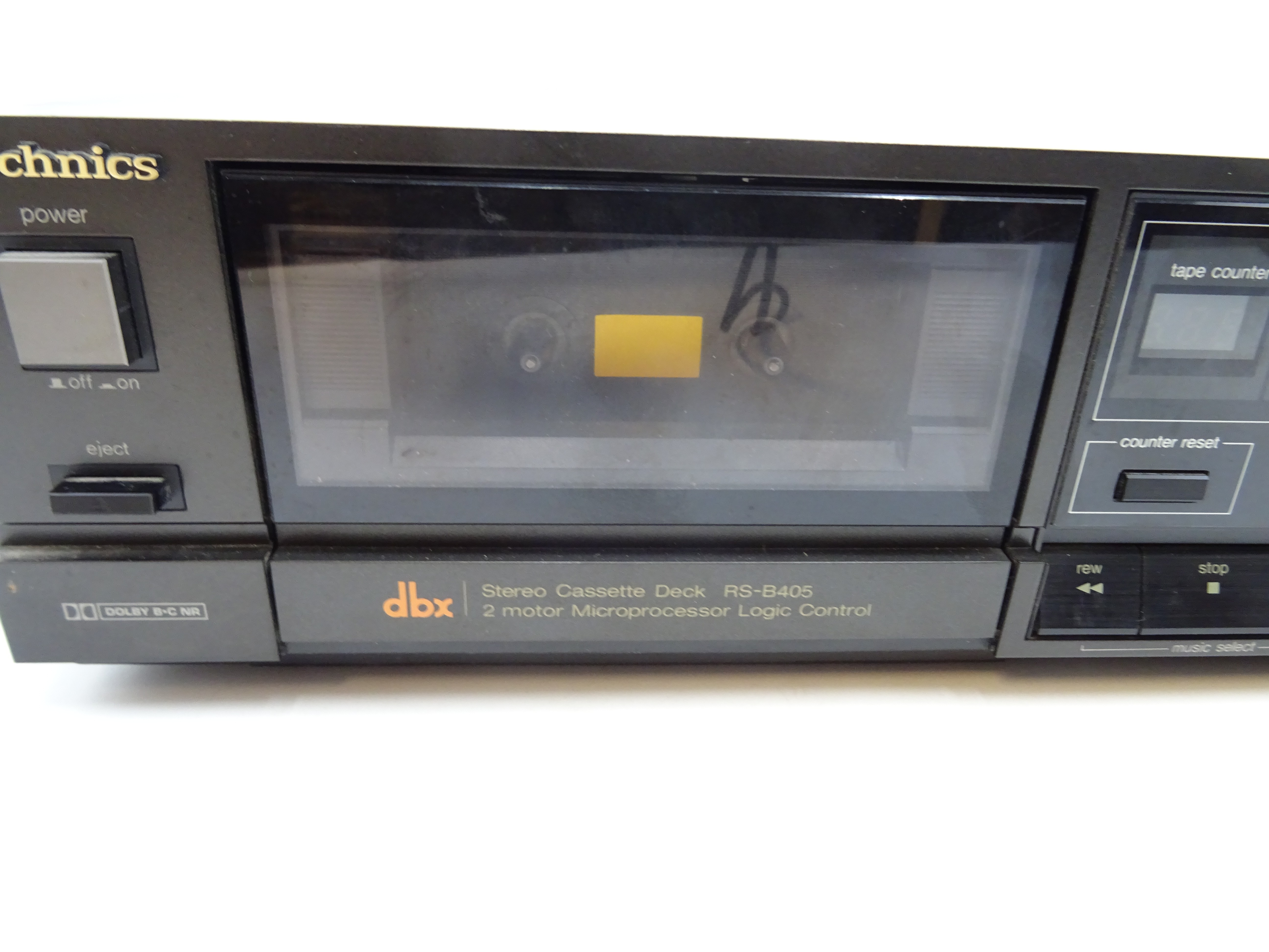 Voir photo 3 de Lecteur cassette deux têtes Technics RS-B 405. | Dero Lecteur cassette deux têtes Technics RS-B 405. Bon état reconditionné photo 3 | Dero