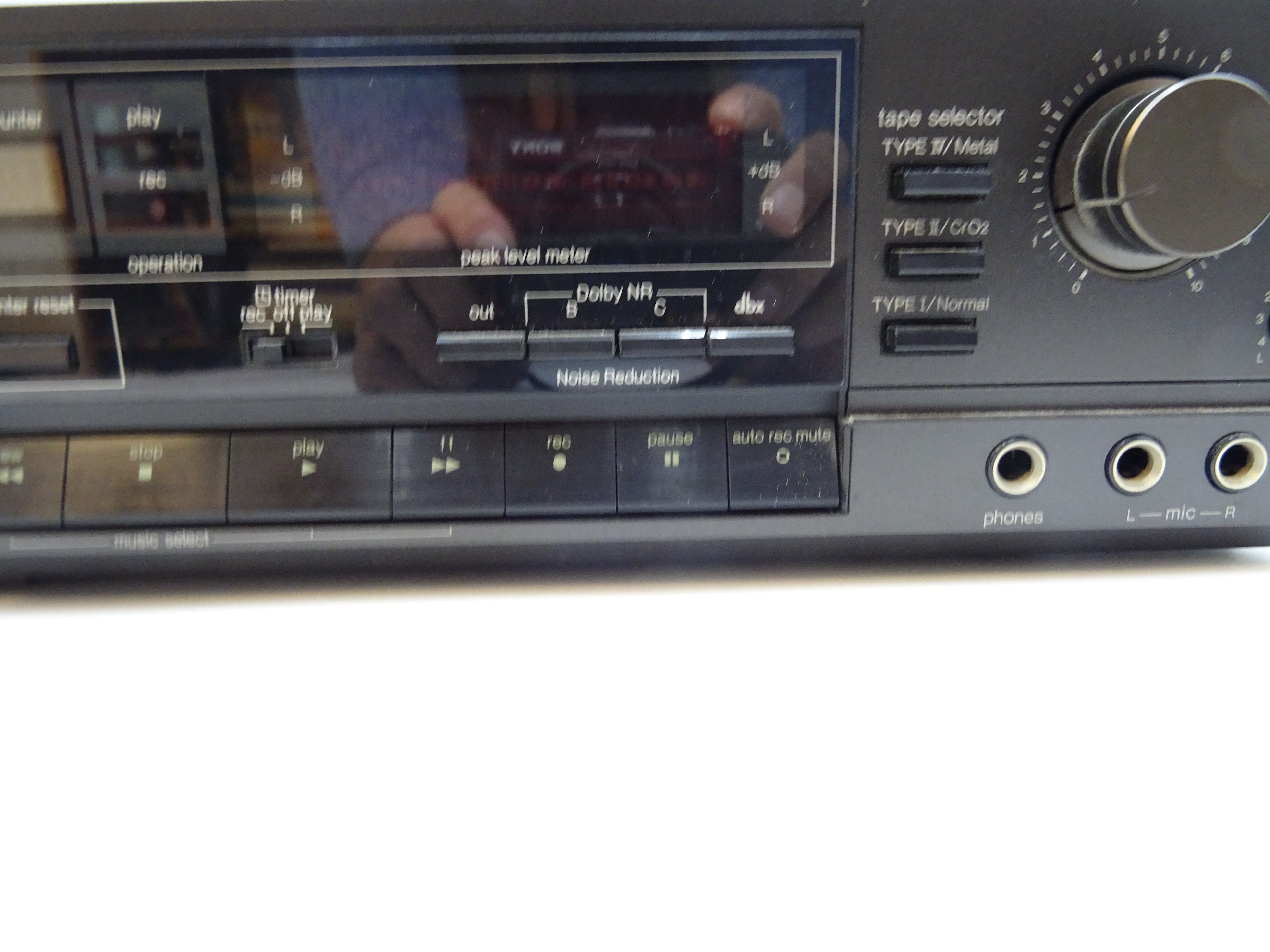 Voir photo 4 de Lecteur cassette deux têtes Technics RS-B 405. | Dero Lecteur cassette deux têtes Technics RS-B 405. Bon état reconditionné photo 4 | Dero