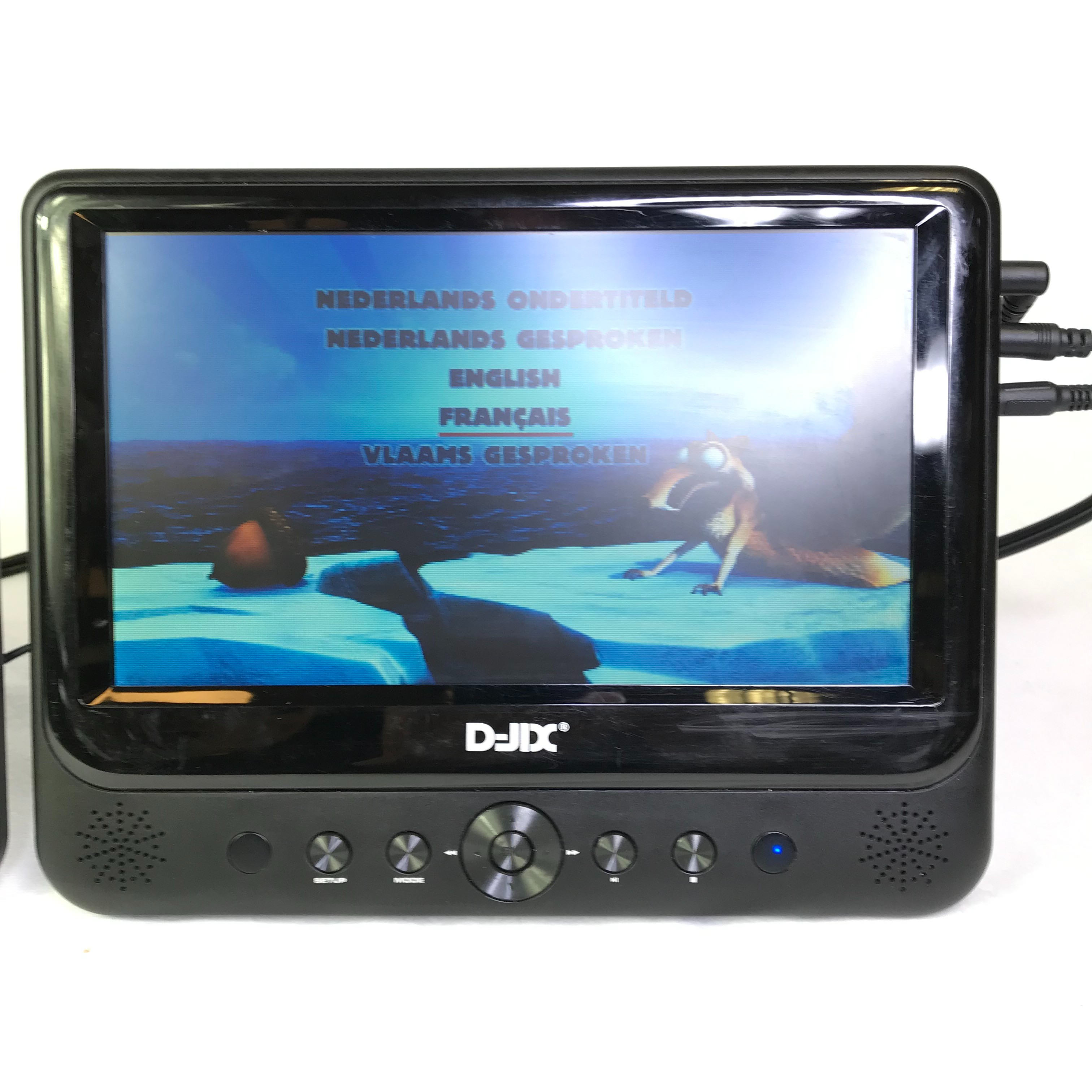 Voir photo 2 de Lecteur DVD portable avec 2 écrans : DJIX PVS 902-40LSM Lecteur DVD portable avec 2 écrans : DJIX PVS 902-40LSM bon état reconditionné photo 2
