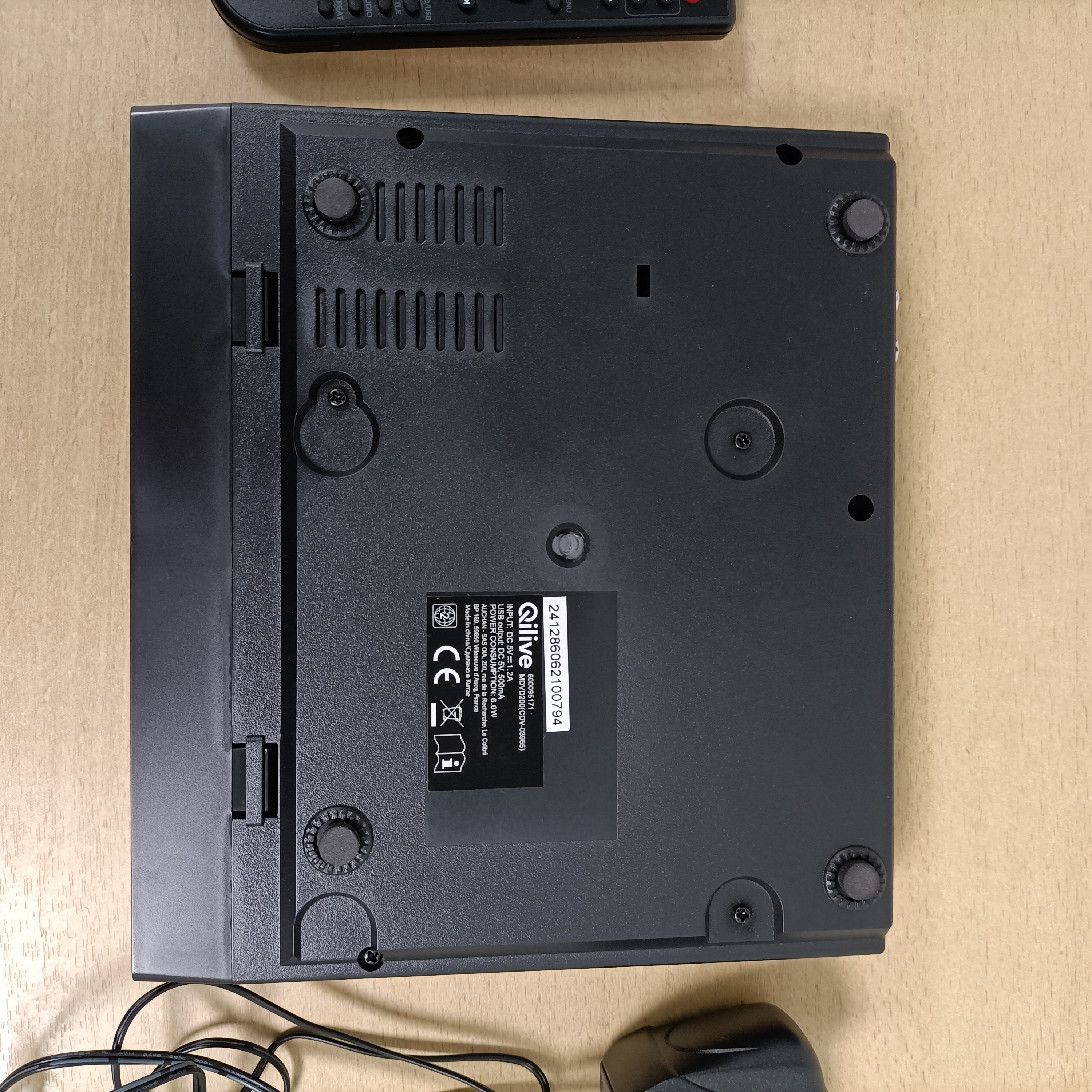Voir photo 4 de Lecteur DVD Qilive noir compact télécommande alimentation péritel RCA boîte Sony Lecteur DVD Qilive noir compact télécommande alimentation péritel RCA boîte Sony bon état reconditionné photo 4