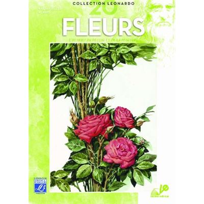 Lefranc Bourgeois Léonardo n°20 Album d'étude Fleurs Peinture aquarelle État correct reconditionné disponible sur Fnac