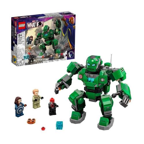 LEGO 76201 Marvel LAgent Carter et le Marcheur dHydra avec Figurines Marvel LAgent Carter et Crane rouge État correct N/A reconditionné disponible sur Fnac