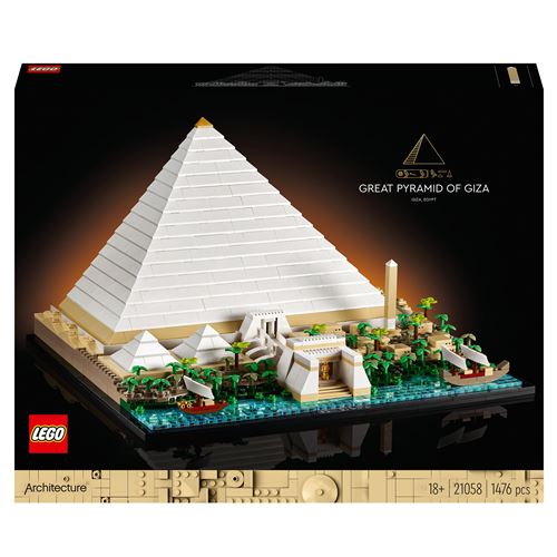 LEGO® Architecture 21058 La grande pyramide de Gizeh État correct Lego Architecture reconditionné disponible sur Fnac