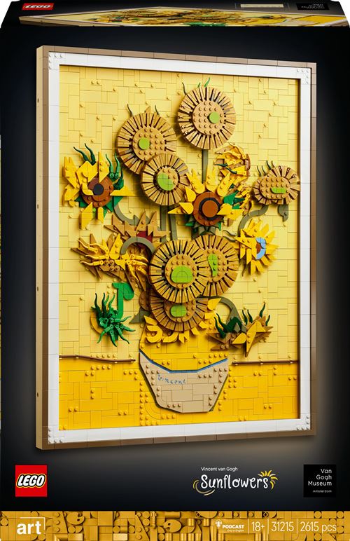 LEGO® ART 31215 Vincent van Gogh – Les Tournesols État correct LEGO Art reconditionné disponible sur Fnac