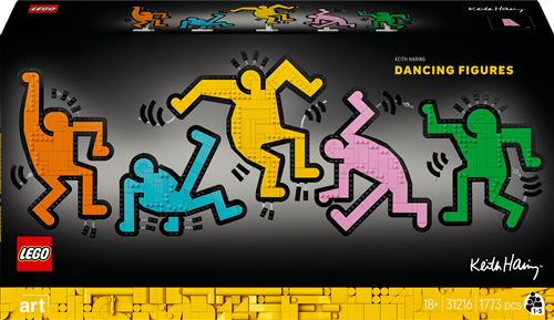LEGO® ART 31216 Keith Haring – Les figures dansantes État correct LEGO Art reconditionné disponible sur Fnac