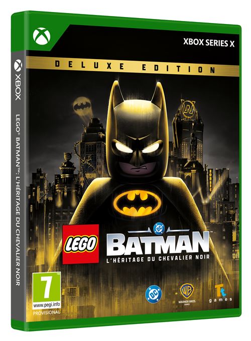 LEGO® Batman™ : L'Héritage du Chevalier Noir Deluxe Edition Xbox Series X État correct Koch Media reconditionné disponible sur Fnac