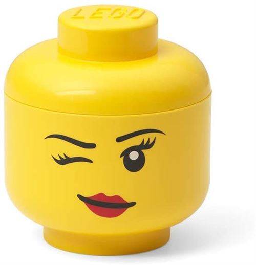 LEGO boîte de rangement tête de Winky mini 10 x 11 cm polypropylène jaune État correct Lego reconditionné disponible sur Fnac