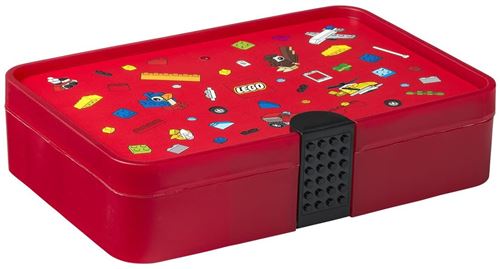 LEGO boîte de tri Iconic junior 26,7 x 17,8 cm polypropylène rouge État correct Lego reconditionné disponible sur Fnac