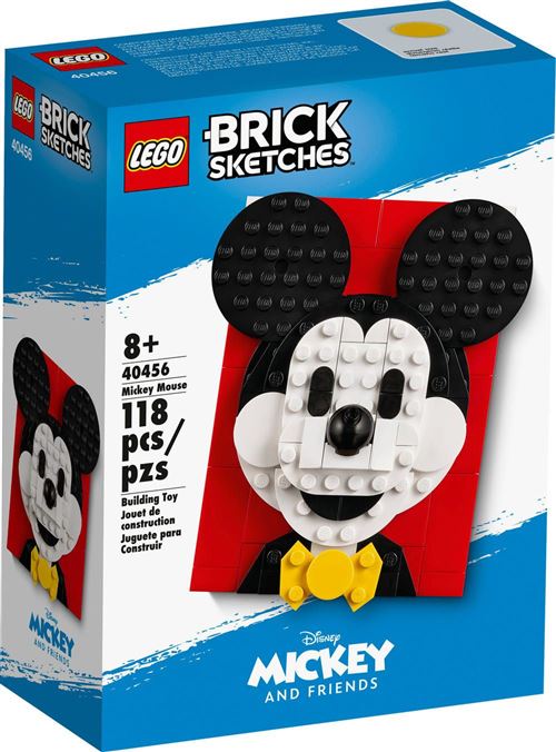 LEGO® Brick Sketches™ 40456 Mickey Mouse État correct N/A reconditionné disponible sur Fnac