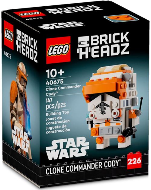 LEGO® BrickHeadz™ 40675 Le commandant clone Cody État correct - 39,99 € LEGO® BrickHeadz™ 40675 Le commandant clone Cody État correct reconditionné disponible sur Fnac