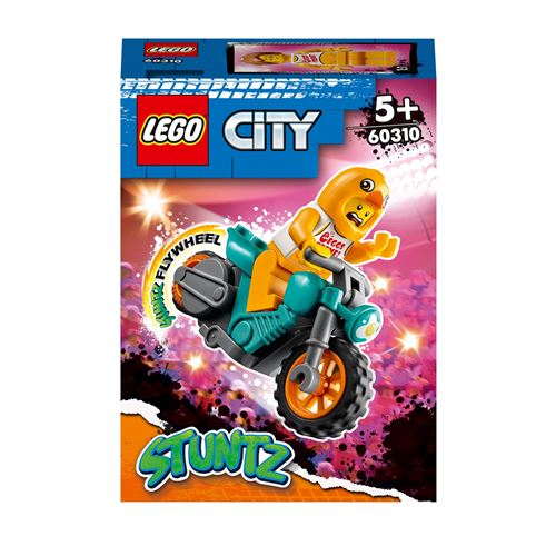 LEGO® City 60310 La moto de cascade du Poulet État correct Lego City reconditionné disponible sur Fnac