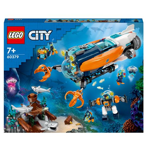 LEGO® City 60379 Le Sous-Marin d’Exploration en Eaux Profondes État correct Lego City reconditionné disponible sur Fnac