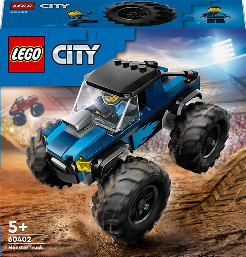 LEGO® City 60402 Le Monster Truck bleu État correct Lego City reconditionné disponible sur Fnac
