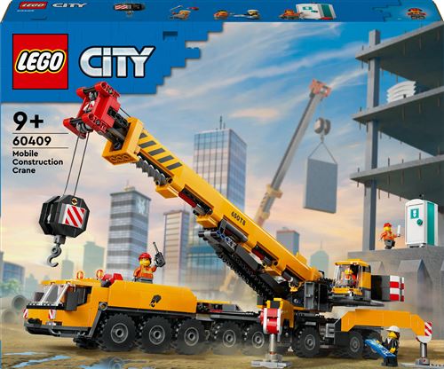 LEGO® City 60409 La grue de chantier mobile jaune État correct Lego City reconditionné disponible sur Fnac
