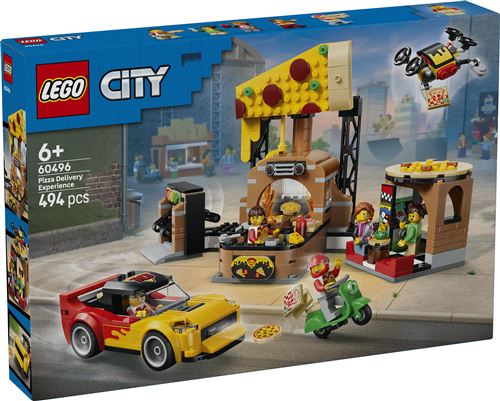 LEGO® City 60496 La pizzeria et ses véhicules de livraison État correct Lego reconditionné disponible sur Fnac