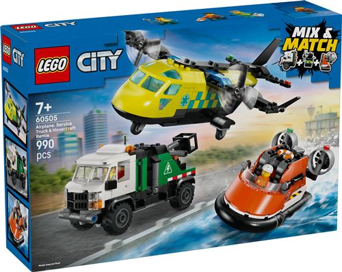 LEGO® City 60505 Avion, camion d’assistance et aéroglisseur modulable État correct reconditionné disponible sur Fnac