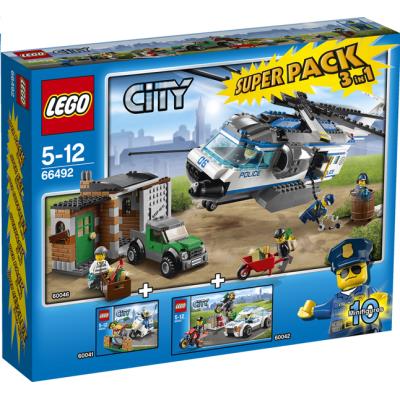 Lego City 66492 Super Pack 3 en 1 Police - 60041 + 60042 + 60046 État correct reconditionné disponible sur Fnac