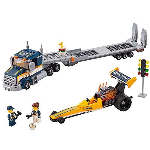 LEGO City Great Vehicles Dragster Transporter 60151 Jouet de construction État correct reconditionné disponible sur Fnac