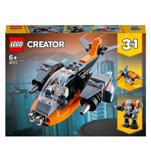 LEGO® Creator 31111 Le Cyber Drone État correct LEGO Creator reconditionné disponible sur Fnac