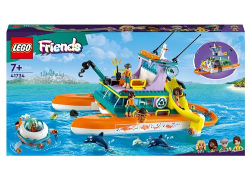 LEGO® Friends 41734 Le bateau de sauvetage en mer État correct LEGO Friends reconditionné disponible sur Fnac