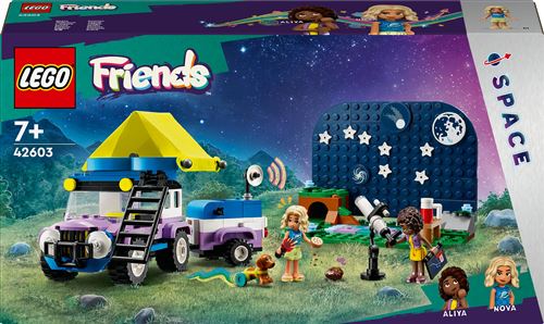 Acheter LEGO® Friends 42603 Le camping-car d’observation des étoiles État correct - 14,99 € LEGO® Friends 42603 Le camping-car d’observation des étoiles État correct LEGO Friends reconditionné disponible sur Fnac