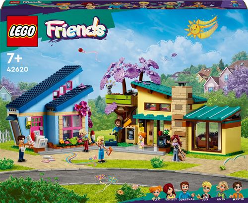 LEGO® Friends 42620 Les maisons familiales d’Olly et de Paisley État correct LEGO Friends reconditionné disponible sur Fnac
