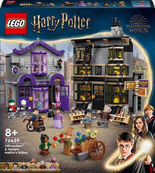 LEGO® Harry Potter™ 76439 Ollivander et Madame Guipure, prêt-à-porter pour mages et sorciers État correct Lego Harry Potter reconditionné disponible sur Fnac