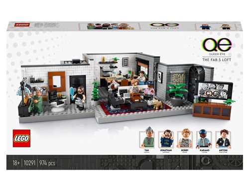 LEGO® Icons 10291 Queer Eye Le loft des Fab 5 État correct LEGO Icons reconditionné disponible sur Fnac
