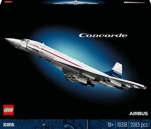 LEGO® Icons 10318 Le Concorde Exclusivité Fnac État correct Lego reconditionné disponible sur Fnac