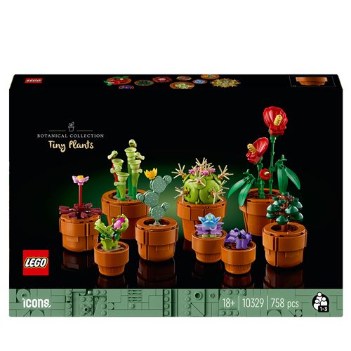 LEGO® Icons 10329 Les Plantes Miniatures État correct LEGO Botanicals reconditionné disponible sur Fnac