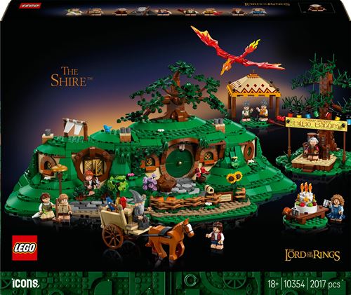 LEGO® Icons 10354 Le Seigneur des Anneaux : la Comté Exclusivité Fnac État correct LEGO Icons reconditionné disponible sur Fnac
