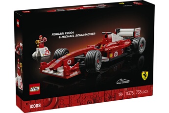 LEGO Icons 11375 Ferrari F2004 et Michael Schumacher Bon état reconditionné disponible sur Darty