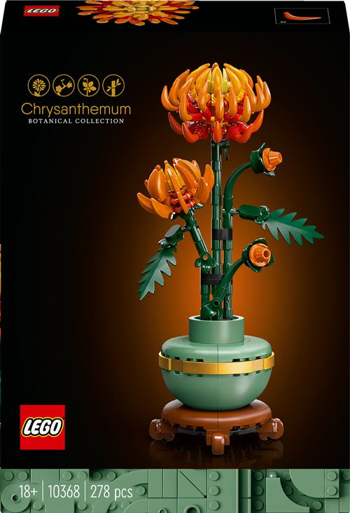 LEGO® Icons Botanicals 10368 Le chrysanthème État correct LEGO Botanicals reconditionné disponible sur Fnac